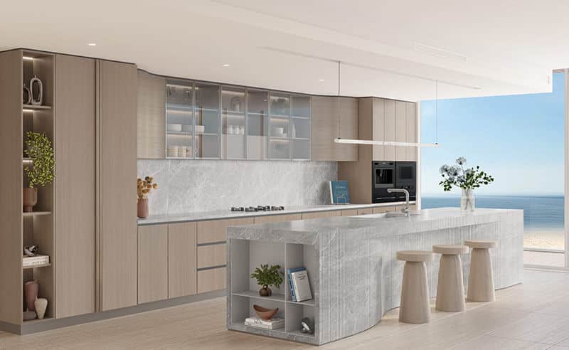 Open-plan-kitchen
